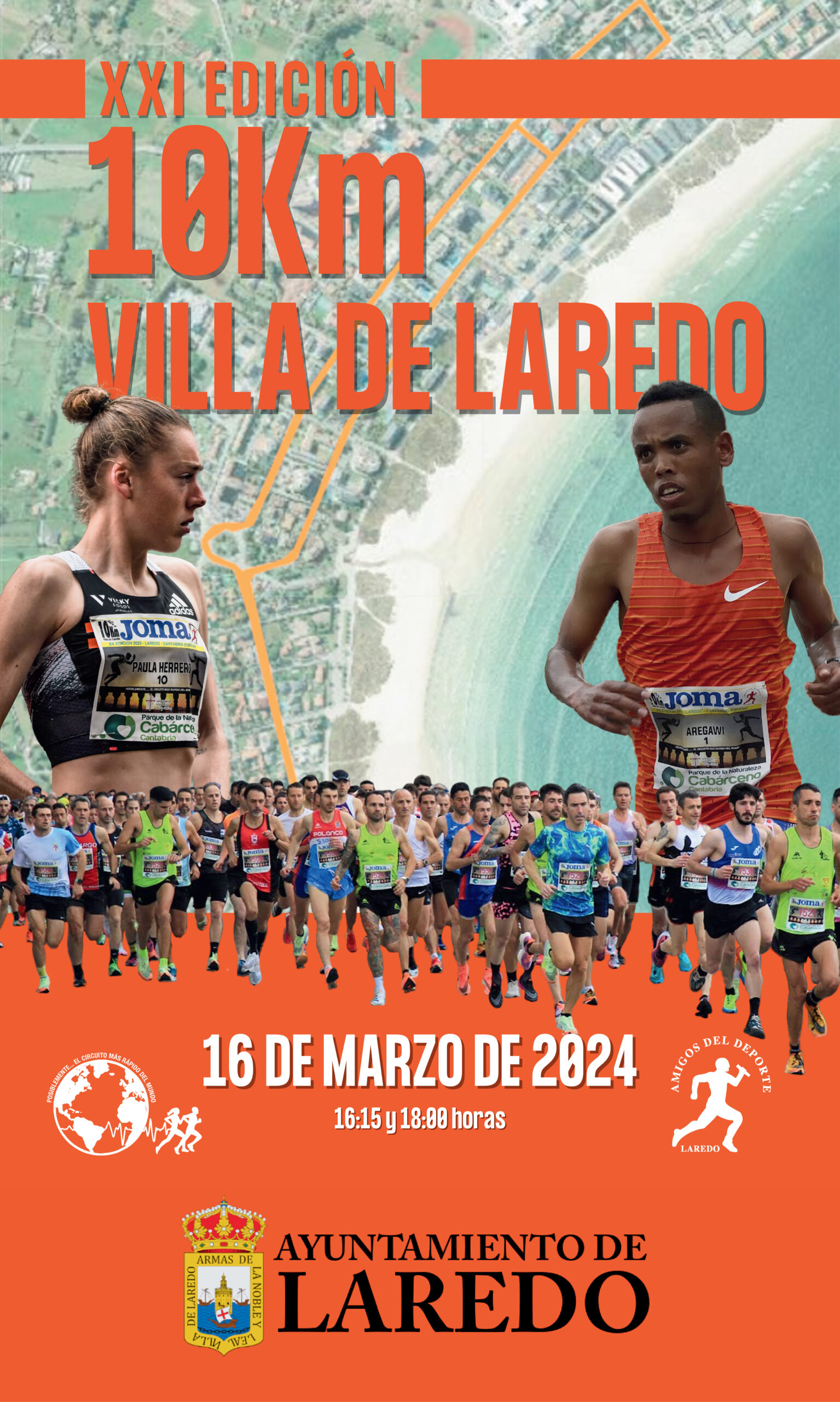 La XXI edición de los ‘10 Km Villa de Laredo’ se celebrará el 16 de marzo